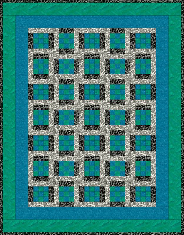 Framed Nine Patch Quilt Pattern