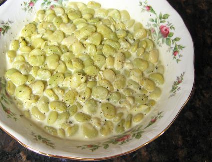 homemade barbecued lima beans