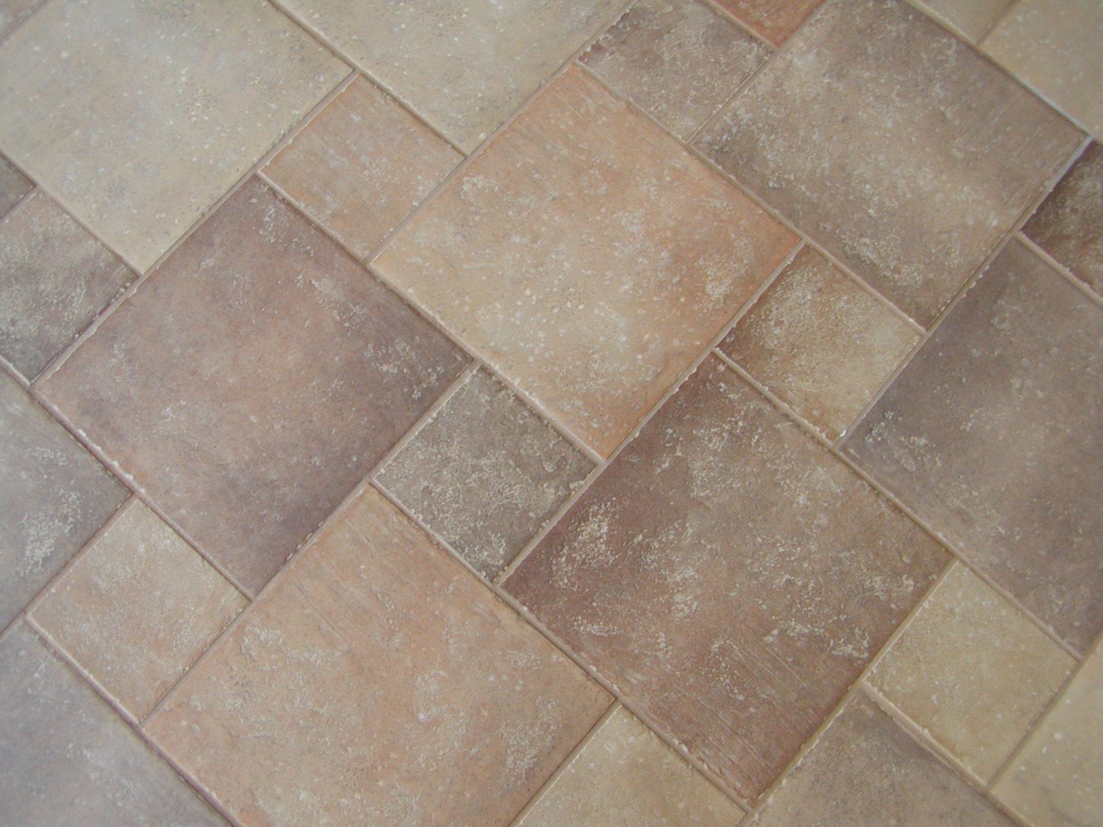 tiled floors