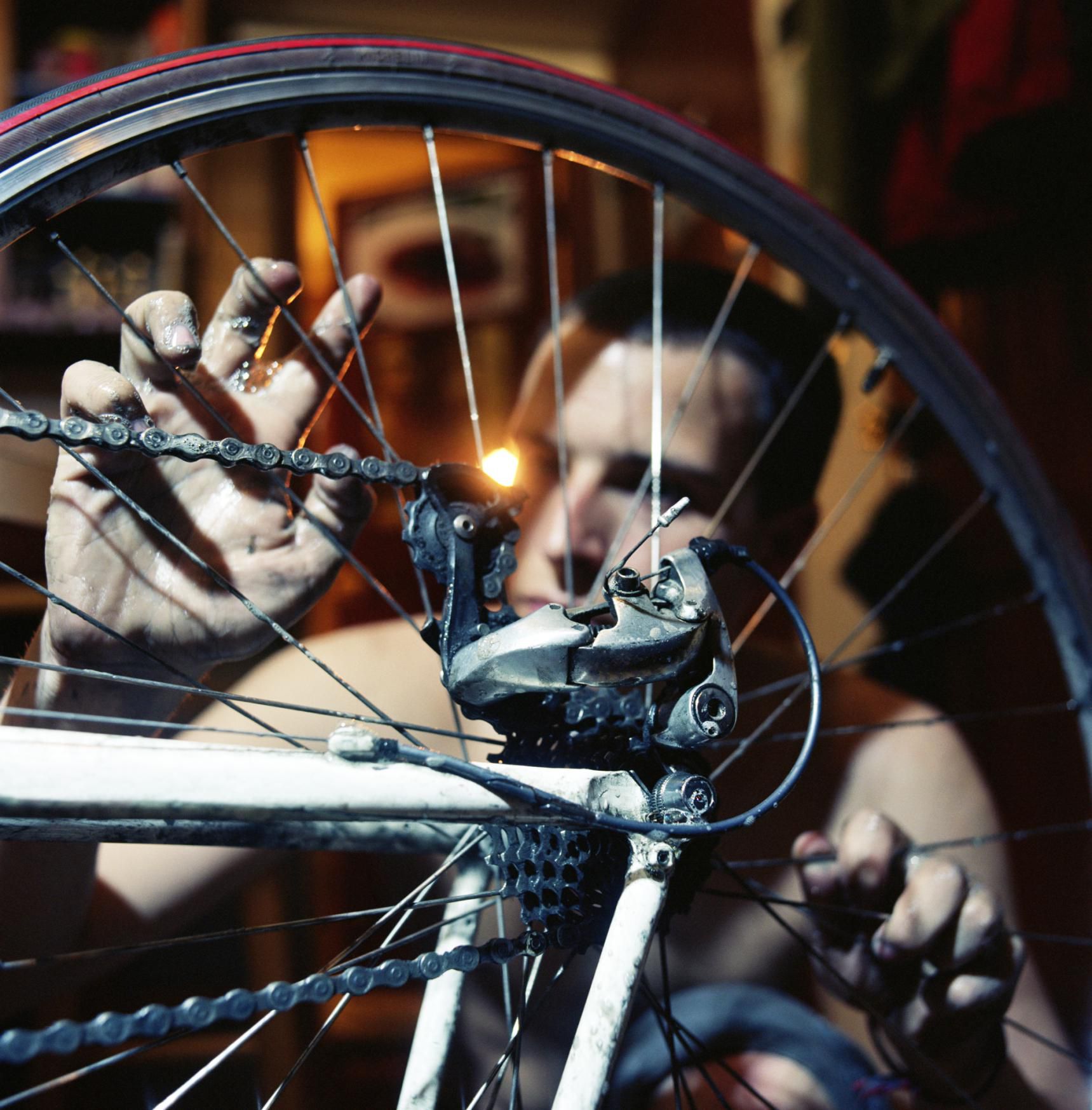 fixing spokes bike wheel