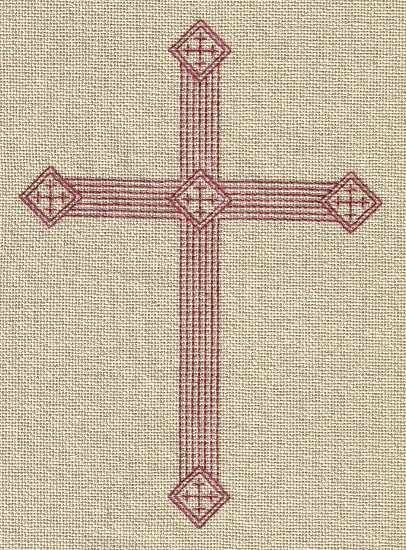 Коптский крест пиксель арт