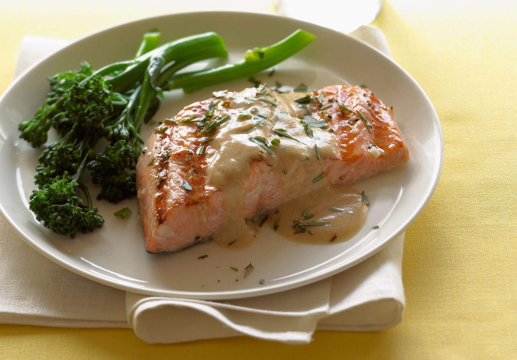 Grilled Salmon Recipe with Dill and Lemon