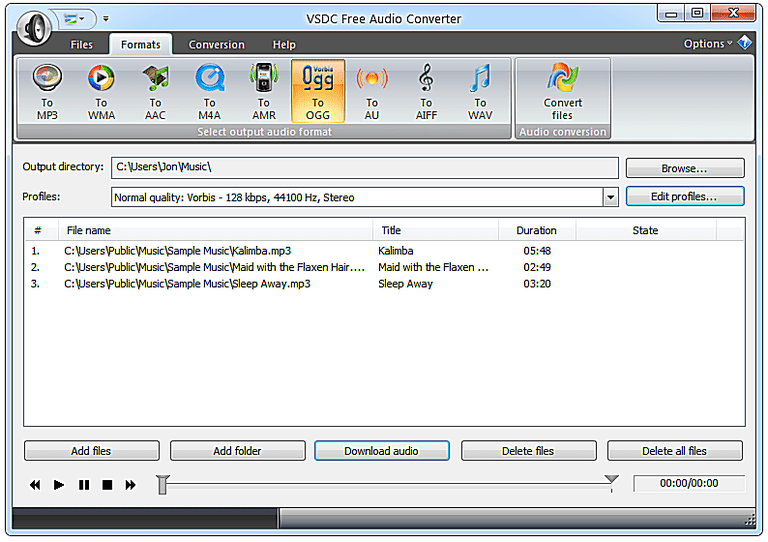 vsdc free audio converter