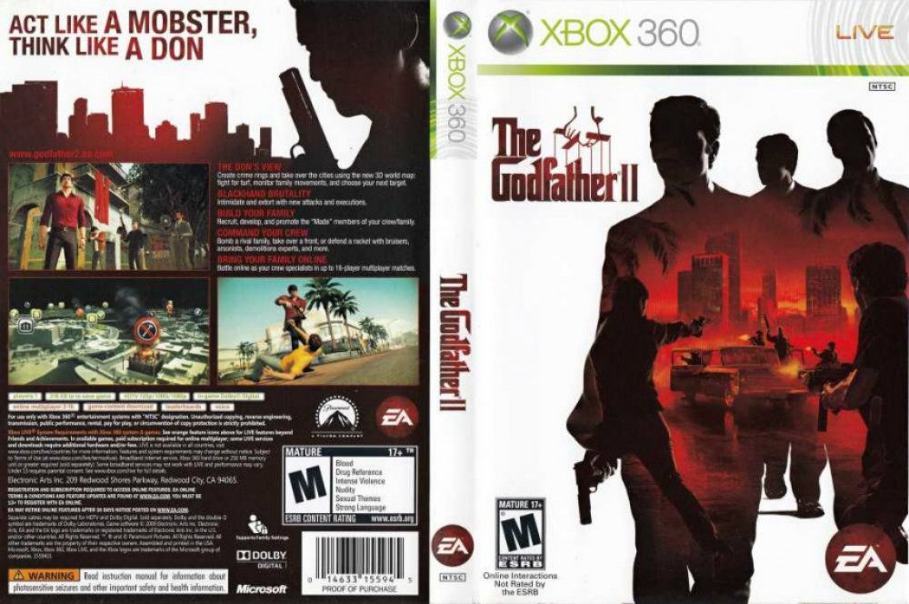 The Godfather 2 Cheats, Codes, and Secrets for Xbox 360