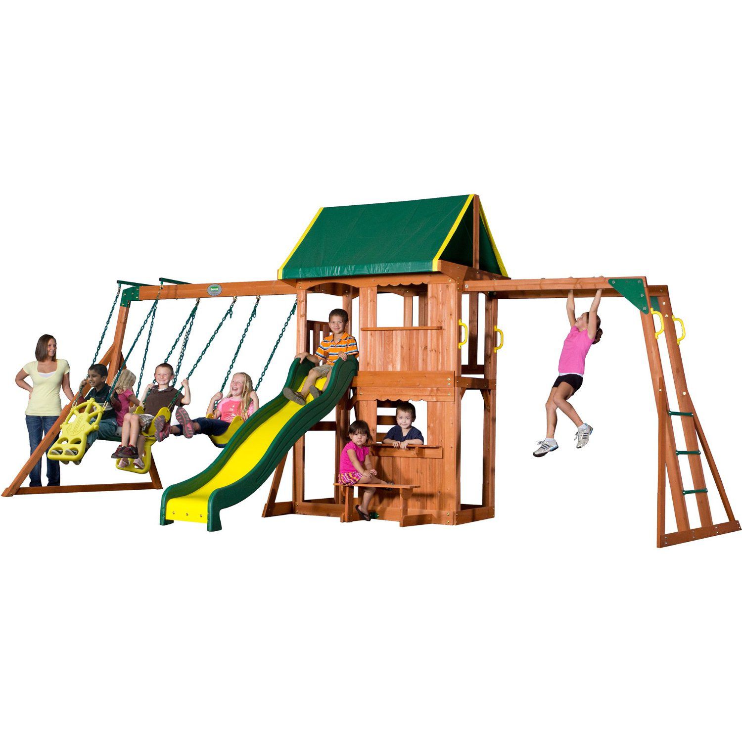 The 10 Best Wooden Swing Sets And Playsets Of 2018
