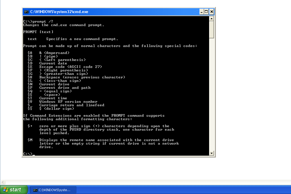 list-of-windows-xp-command-line-commands-part-2