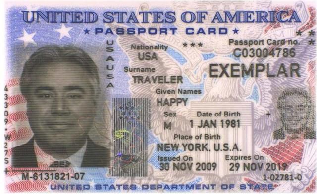 travel to mexico passport card