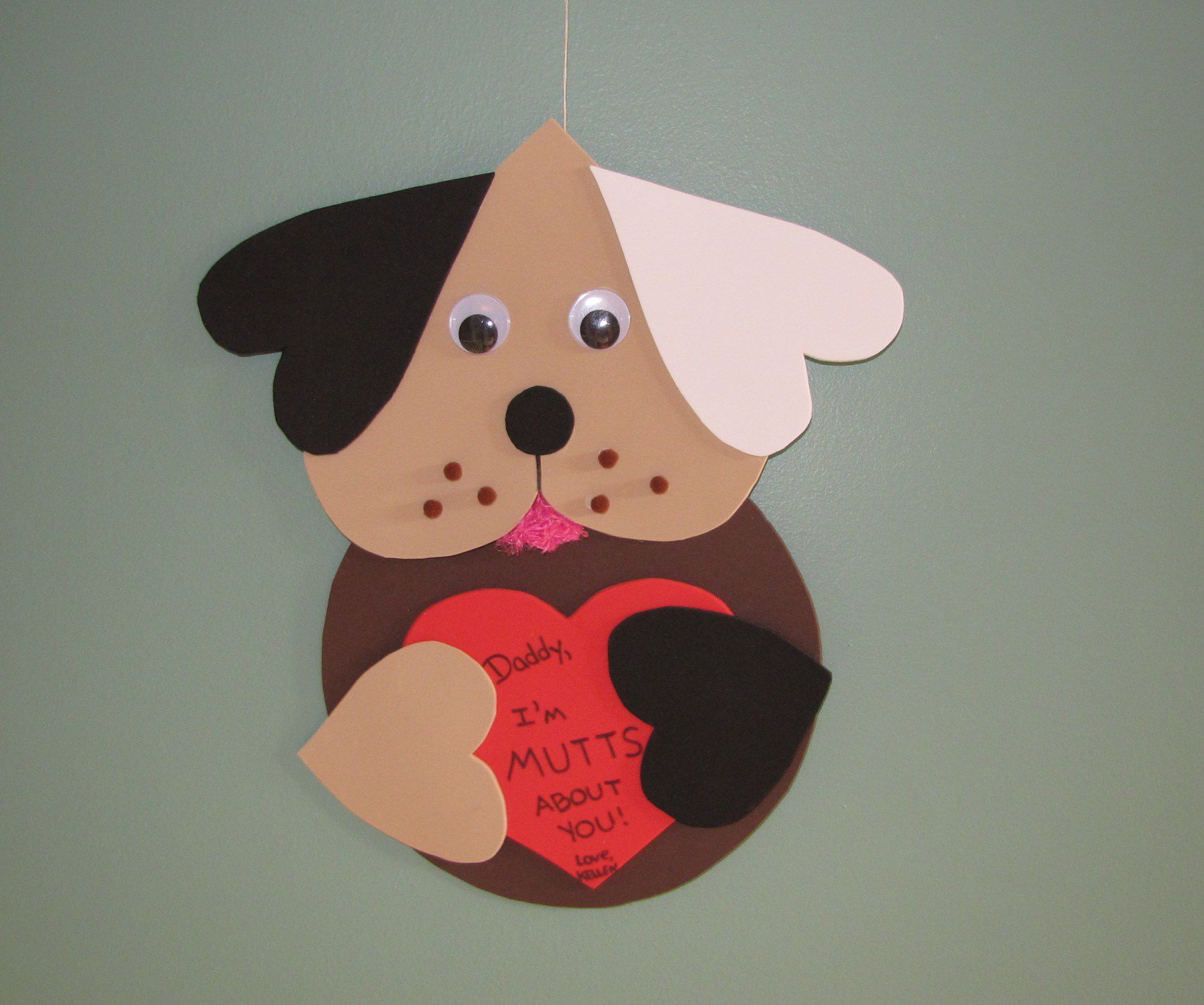 How To Create an "I Ruff You" Foam Dog Craft