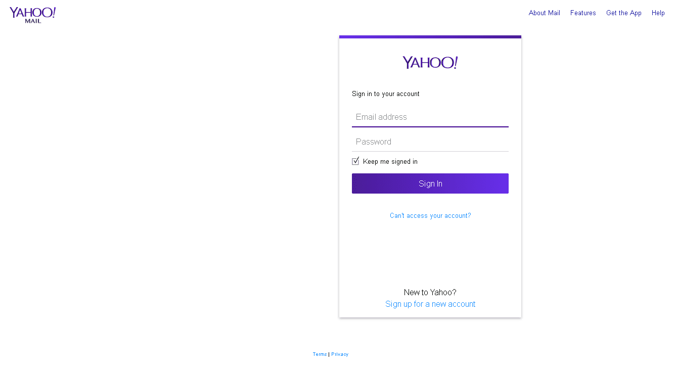 make new yahoo email