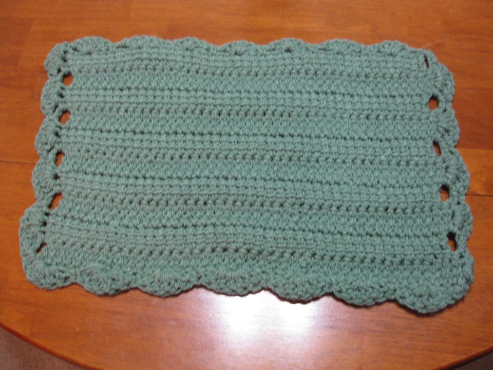 10 Free Crochet Placemat Patterns
