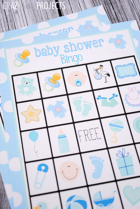 29 Sets of Free Baby Shower Bingo Cards