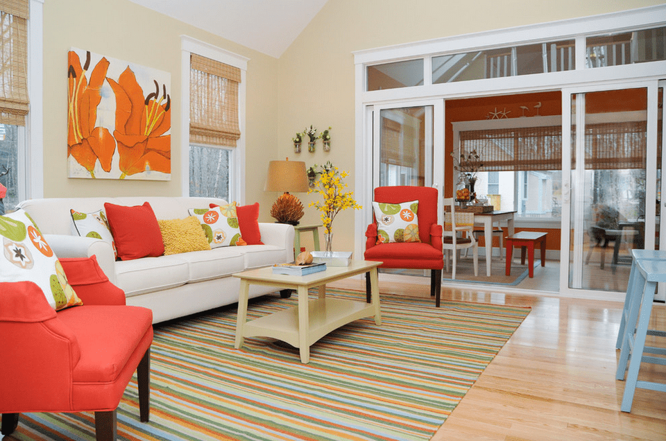 simple colorful living room ideas