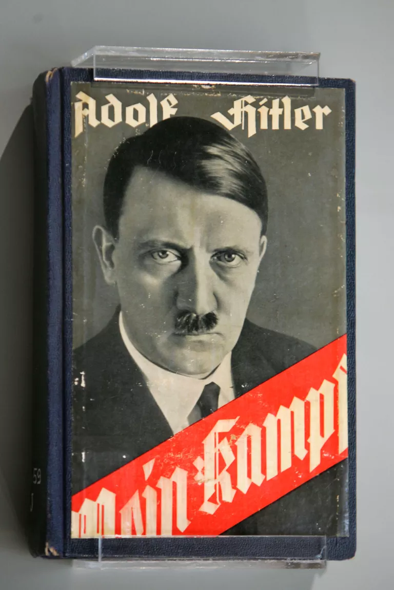 Picture of Adolf Hitler's book, Mein Kampf.