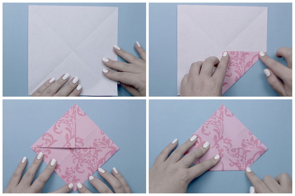 origami lotus flower instruction