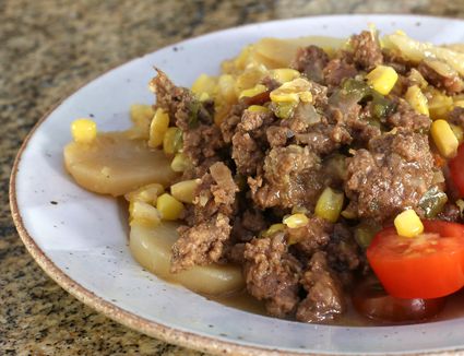 Slow Cooker Hamburger Potato Casserole