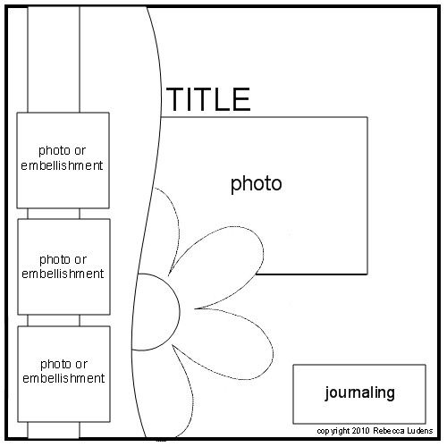 Download Flower Patterns and Templates for Scrapbooking