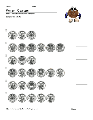 math and money worksheets counting dimes