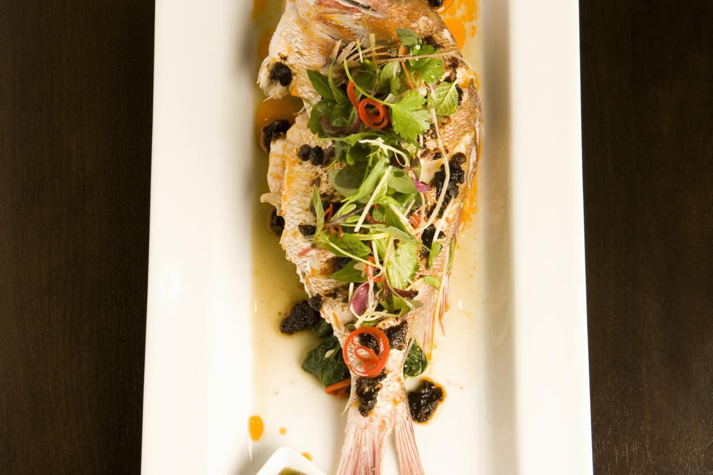 Chinese Whole Steamed Fish Recipe with Black Bean Sauce