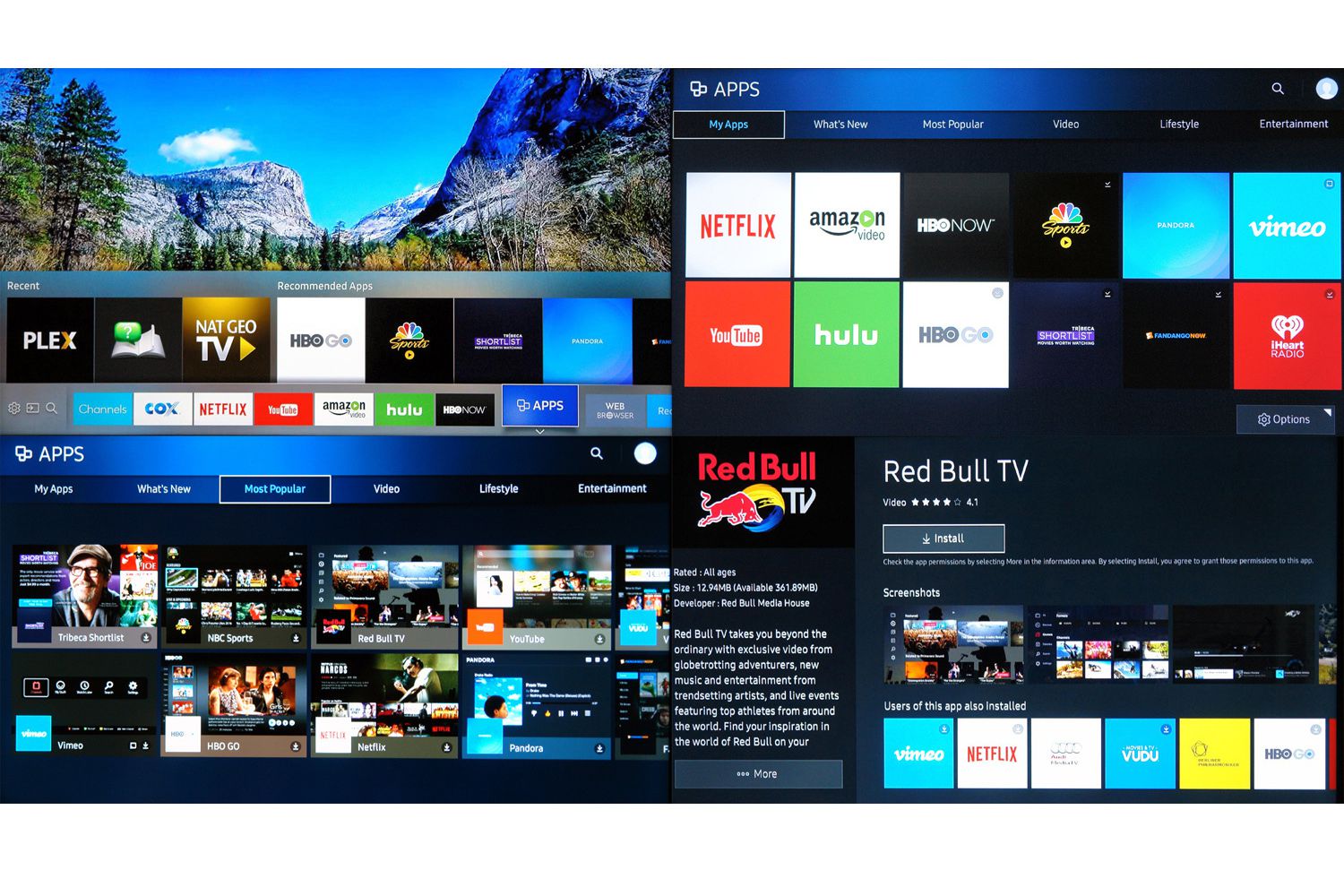 Samsung Apps for Smart TVs and Blu-ray Players