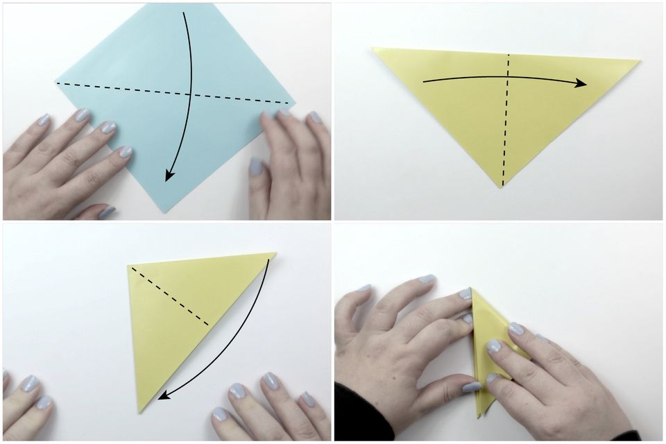 origami star step by step