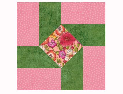 Download Chinese Lanterns Quilt Block Pattern