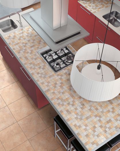 tile counter ideas for kitchens and baths