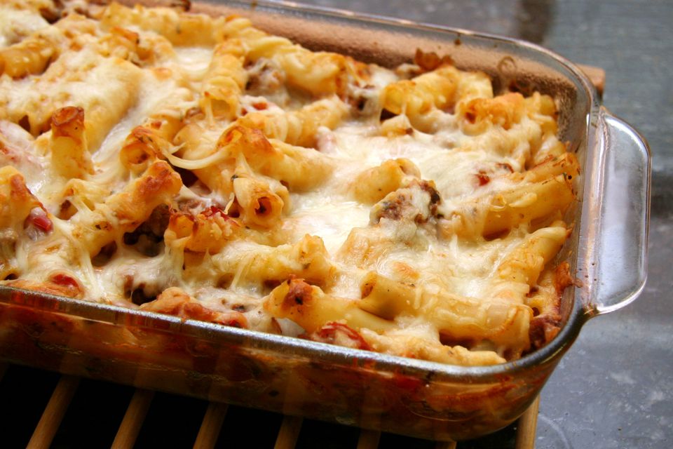 Easy Baked Ziti With Three Cheeses Recipe