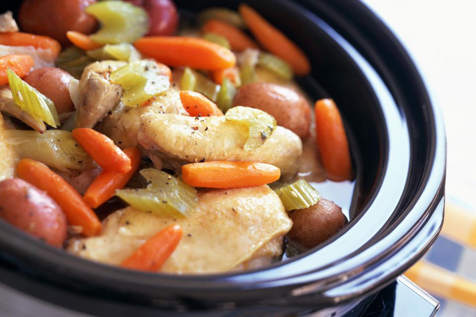 Low Fat Crockpot Chicken and Vegetable Stew Recipe