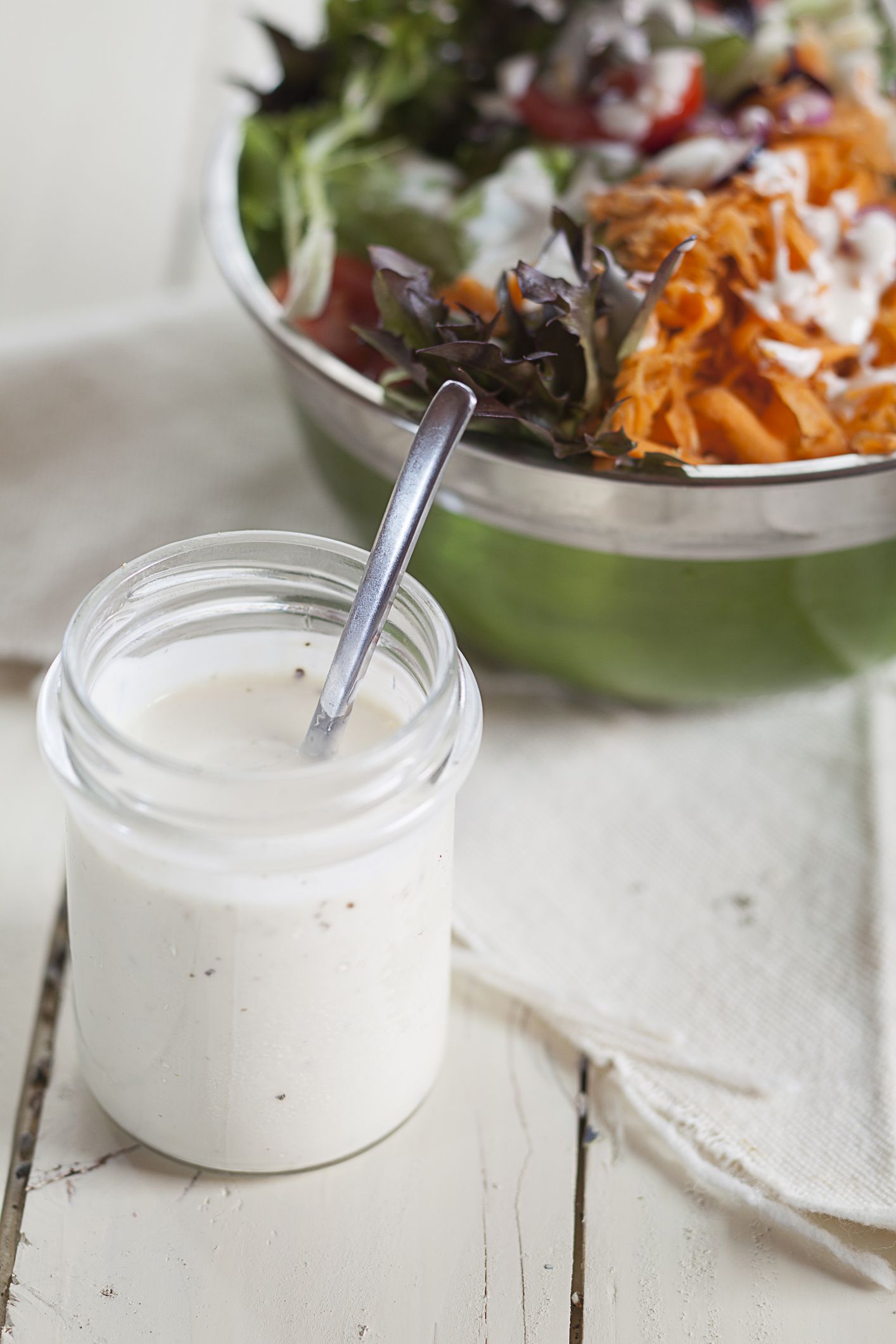 Garlic Yogurt Salad Dressing Recipe