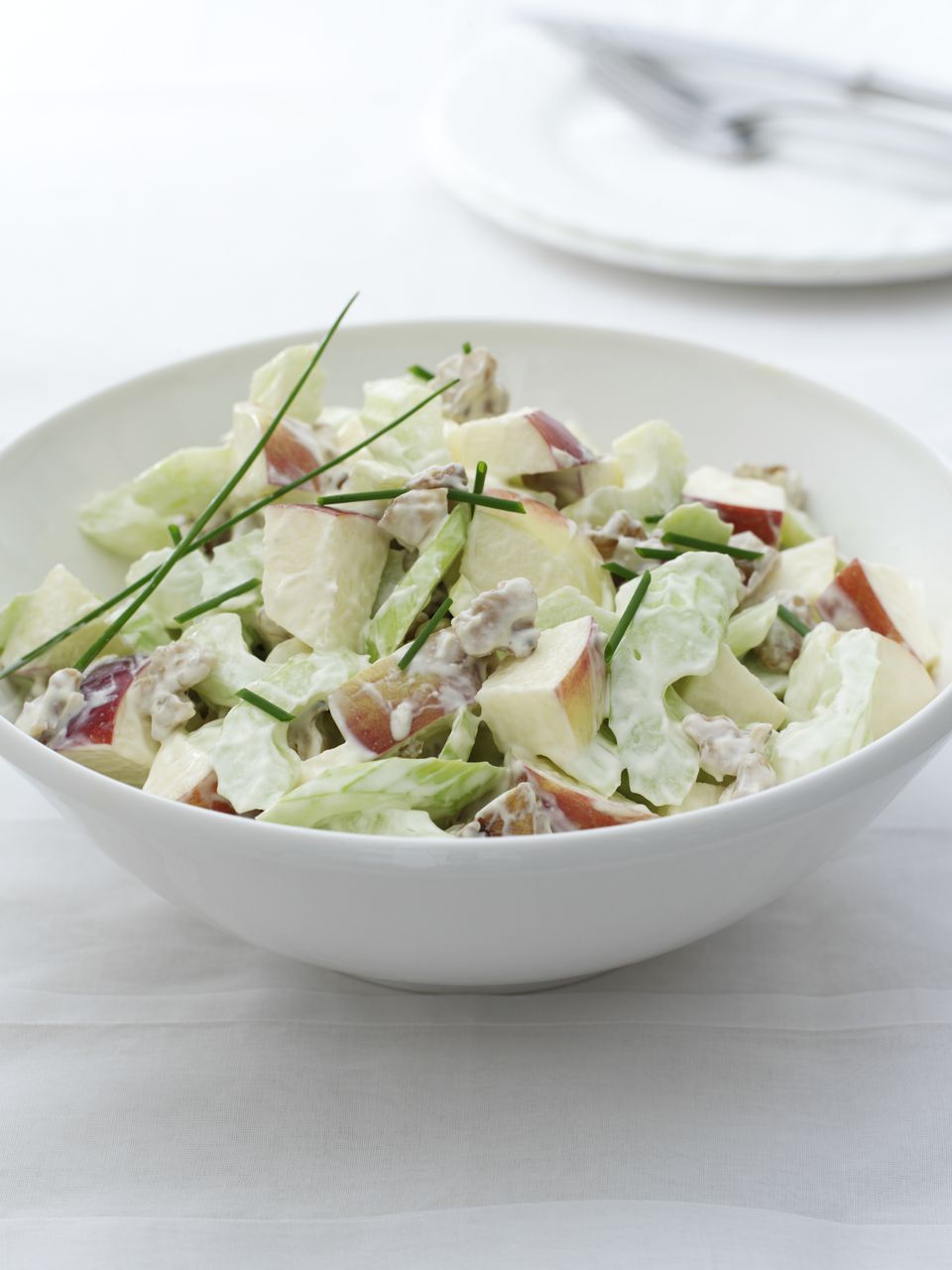 Classic Waldorf Salad Recipe With Apples and Walnuts