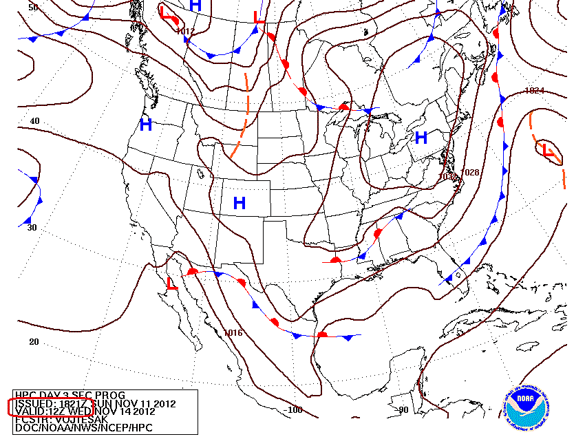 Mandatory Level Upper Air Charts - About.com Weather