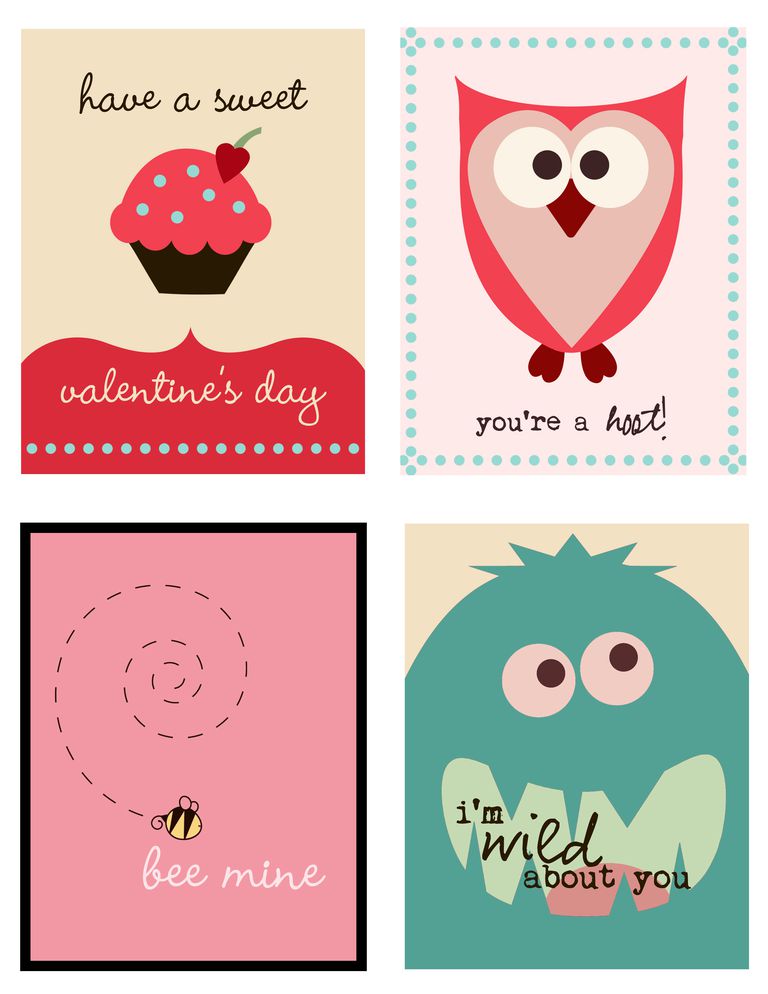 41 Free Printable Valentines for Valentine's Day