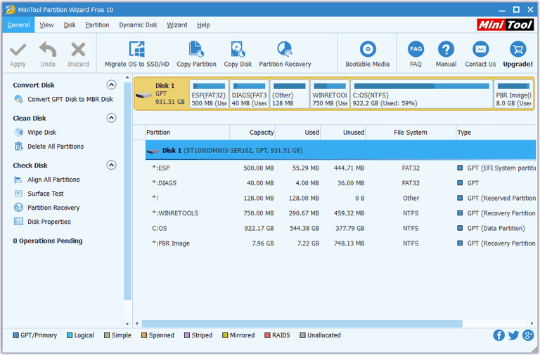 mini partition tool 10