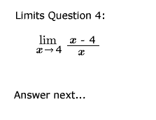 Limits Review