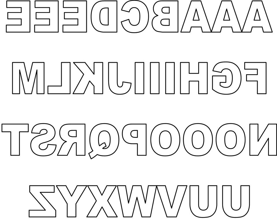 block letters font doc names