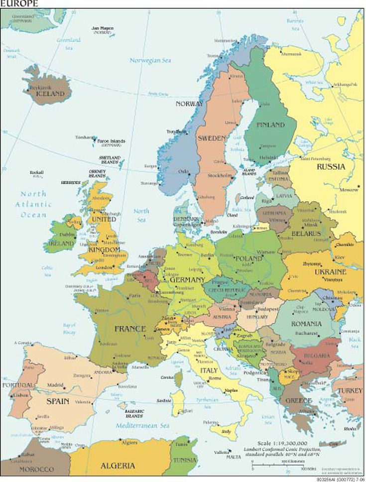 North Europe Map