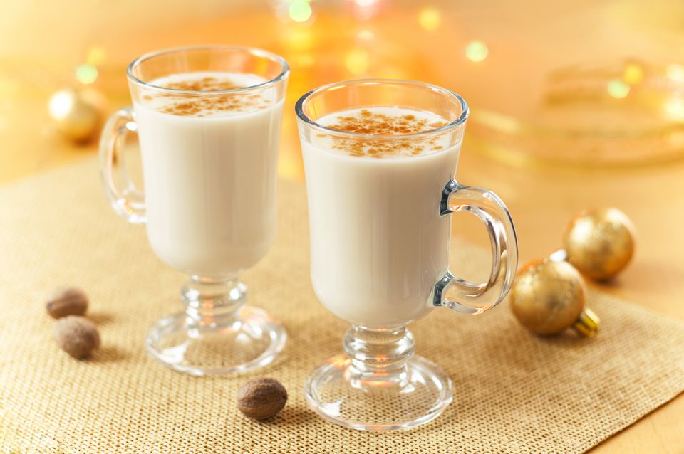 two large glasses of eggnog served beautifully 184929845 59eb34059abed50011c3a10b