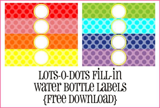 Free Printable Water Bottle Label Template Free Printable Printable 