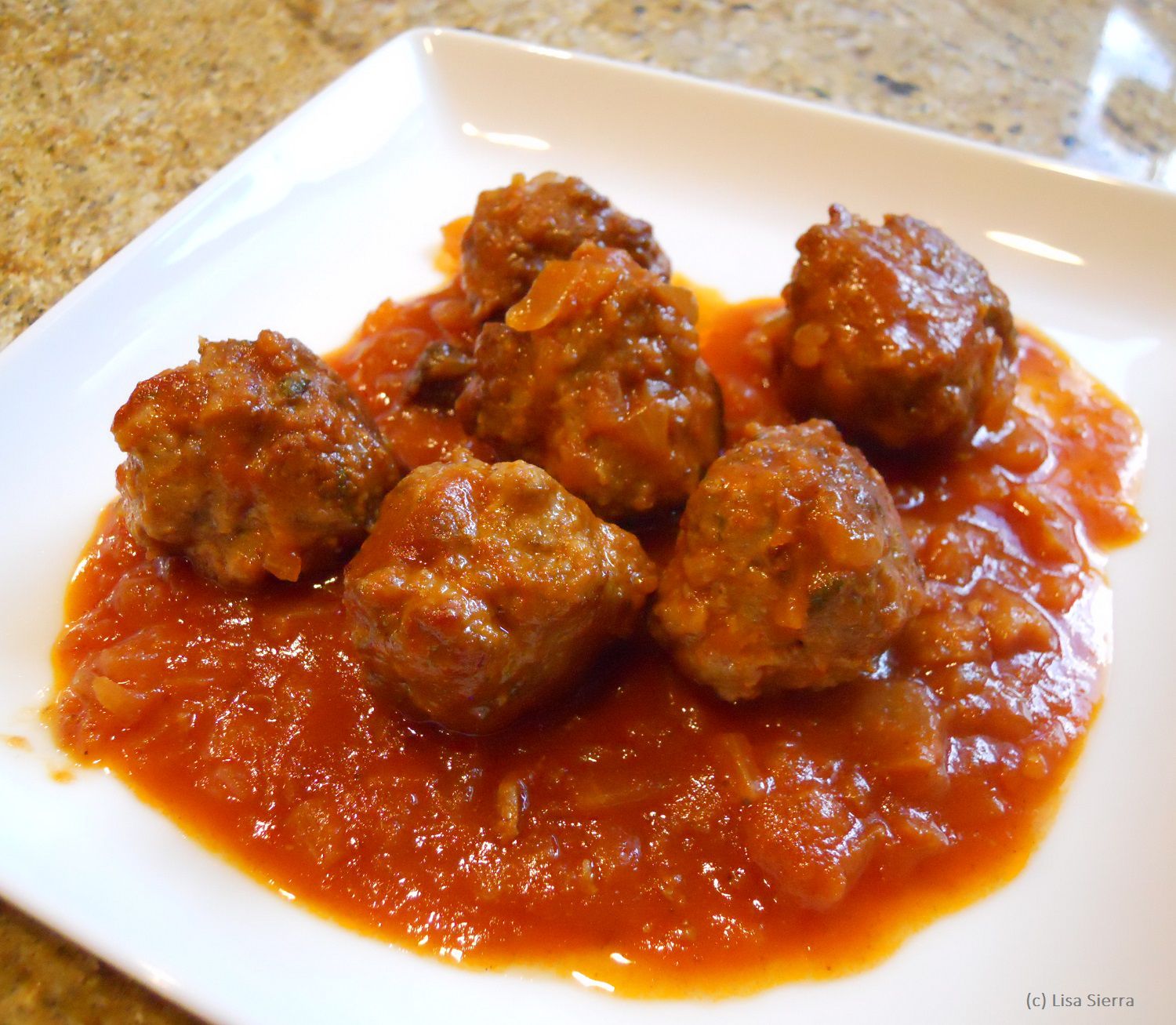 Easy Lamb Meatballs With Mint And Tomato Sauce Recipe