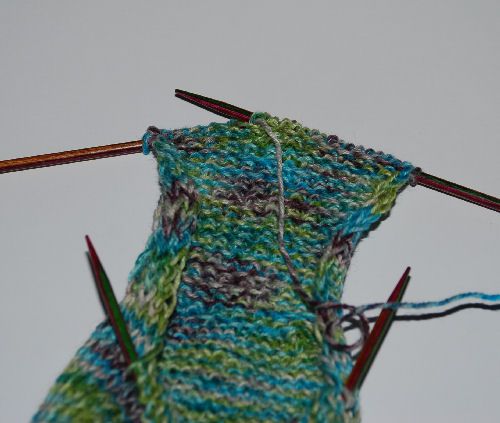 How to Do a Heel Turn While Knitting Socks