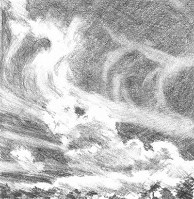 Sketch Lesson How to Draw Clouds in Pencil 