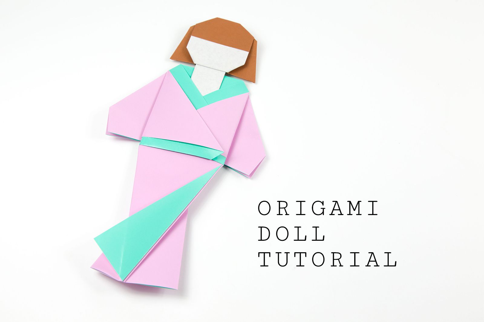 origami paper doll