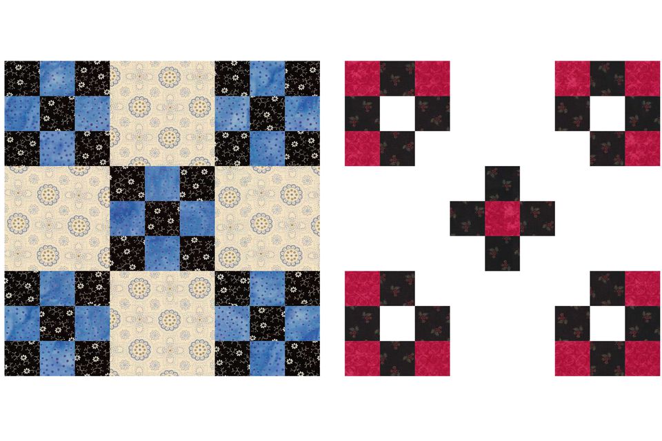 Download Double Nine-Patch Quilt Block Pattern