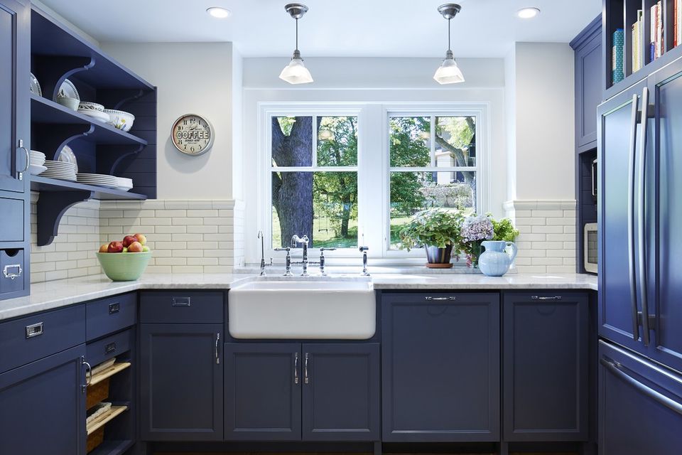 navy blue kitchen cabinets 5936cb505f9b589eb460289b