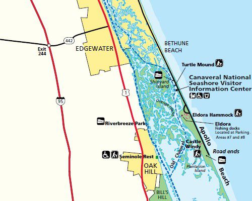 East Coast Beaches - Map and Directions to Apollo Beach