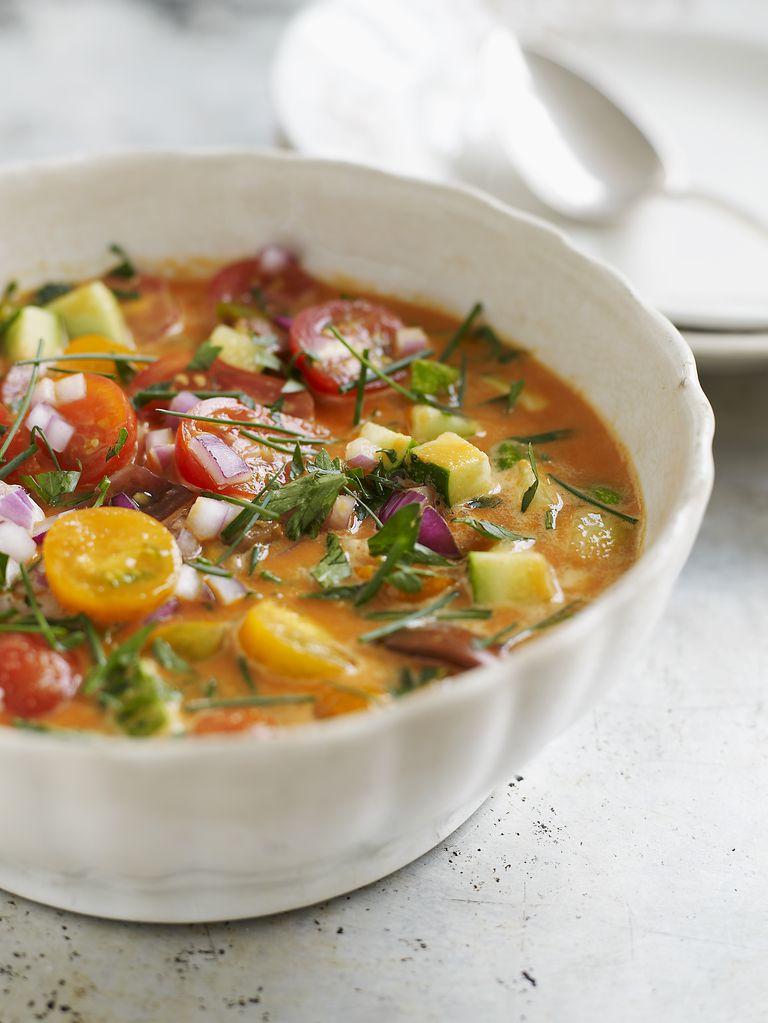 Rainbow Soup: A Healthy and Easy Vegetable Soup Recipe