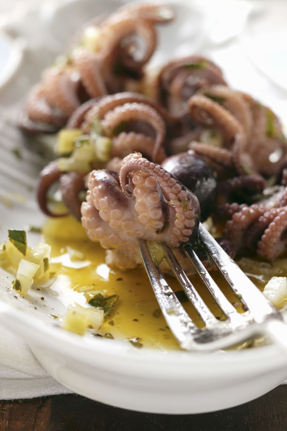 Octopus Marinated in Oil and Vinegar Greek Recipe