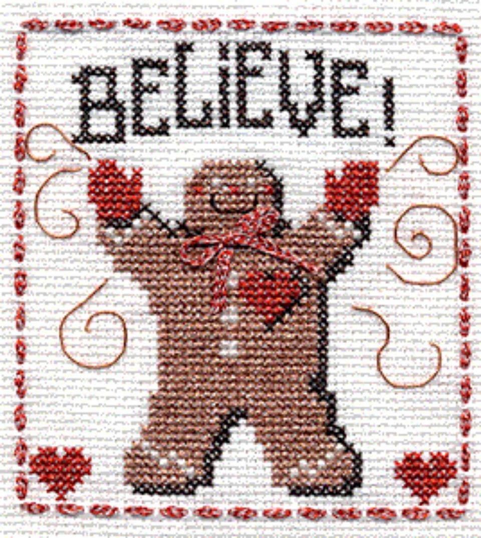 11 Gingerbread Themed Cross Stitch Patterns