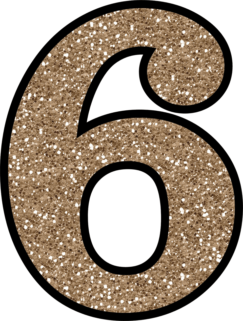 Free Glitter Numbers 0 9 To Download and Print