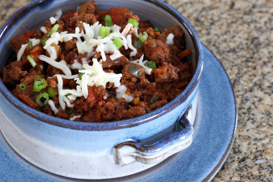 Crock Pot No-Bean Beef Chili Recipe